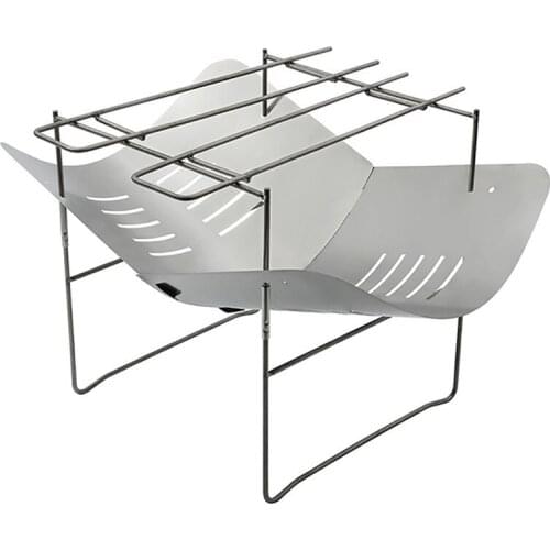 Outdoor Camping Campfire Wood Fire Stove Hunting Ultralight Heating Stove BBQ Cooking Stove