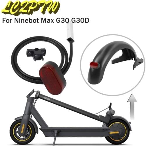Electric Scooter Rear Fender Tail Lamp Light Stoplight Brake Light with Fixed Part For Ninebot Max G30 Waterproof Brake Light