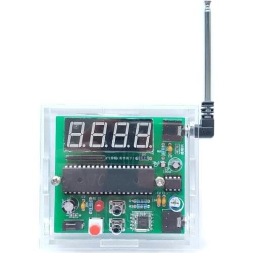 Parts) FM Digital Radio Kit, Digital Tube Display Based on 51 Single Chip Microcomputer