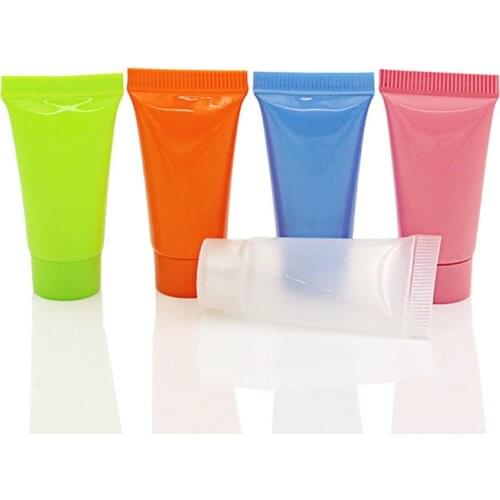 10Pcs/Lot Empty Refillable Bottles Cosmetic Containers Travel Empty Tube Cosmetic Cream Lotion Shampoo Bath Containers