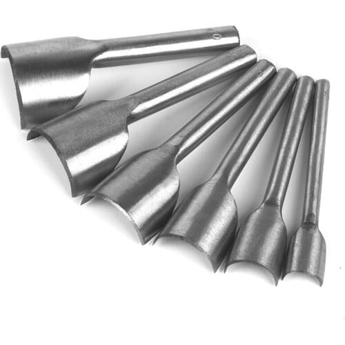 3-50mm Steel Leather Craft Half Round Cutter Punch Strap Tools Belt Wallet End Tactical Garden DIY Handwork Tools