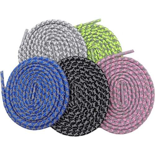 5MM Round Accessories Reflective Running Shoecord 350 Sport Hat Ropes 5Colors Polyester Laces Men Women Sneaker