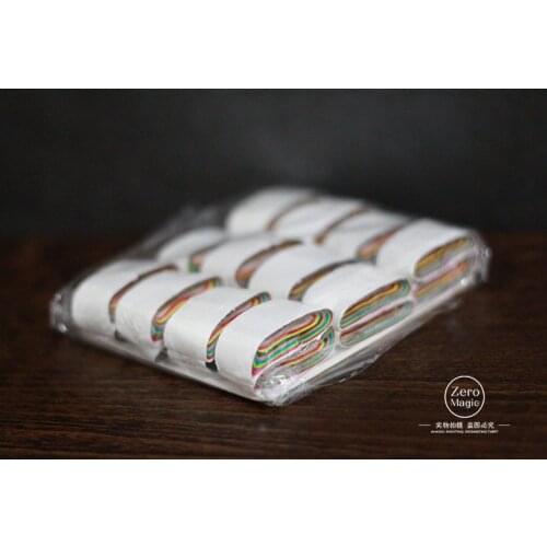 60pcs=5bags Mouth Coils Colorful magic tricks close up magic toy illusion tool show mentalismo juegos de magie