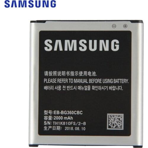 Samsung Original Phone Battery EB-BG360BBE For Samsung Galaxy Core Prime G360 G361 G360V G3608 G360H 2000mAh Batteries