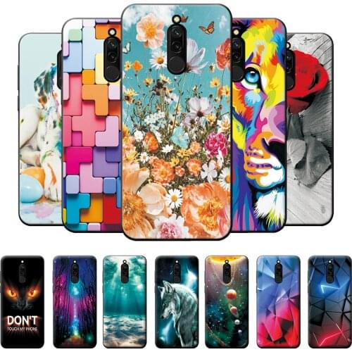 Case For Redmi 8 Case Cover Redmi 8 Bumper For Xiaomi Redmi 8 6.22" Shockproof Silicone Phone Case For Redmi 8 Daisy Cute Cool