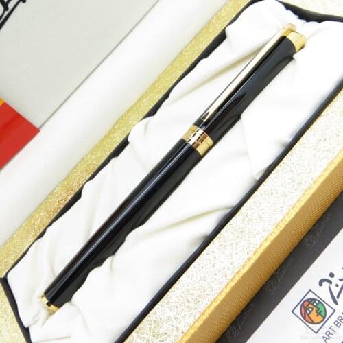 Picasso Napoli Fountain Pen Black 10kt. Gold End | Picasso Pen | İsme Special Pen