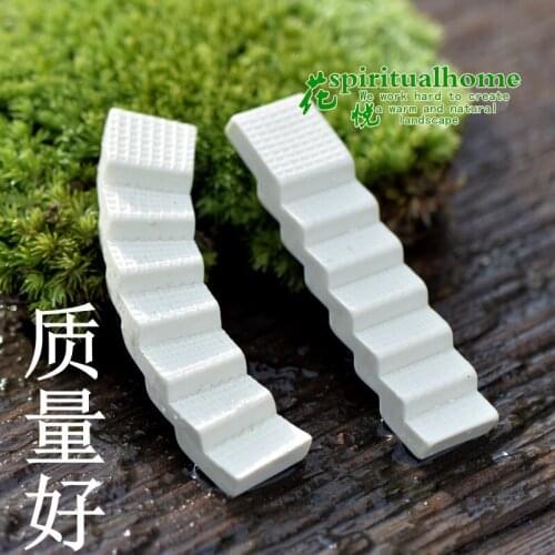 Curved Path Stairs Miniature Fairy Garden Home Houses Decoration Mini Craft Micro Landscaping Decor DIY Accessories