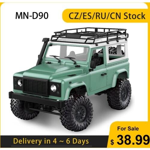 MN-D90 Rock Crawler 1/12 4WD 2.4G Remote Control High Speed High Performance Off Road Truck RC Car Led Light RTR Toys For Kid