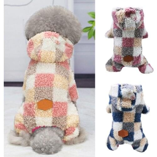 Soft Pet Dog Jumpsuit Clothing Winter Warm Pet Four Legged Clothes for Chihuahua Pug Pet Puppy French Bulldog Overalls Outfits