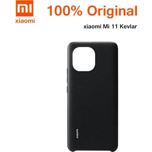 Original Xiaomi Mi 11 Case Kevlar texture Cover Thin for MI11