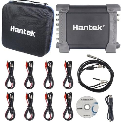 Hantek 1008C/1008A 8 Channels Programmable Generator 1008C Automotive Oscilloscope Digital Multime PC Storage Osciloscopio USB