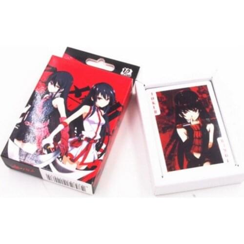 Anime Akame ga Kill Poker Cards Cosplay Board Game Cards With Box toy gift