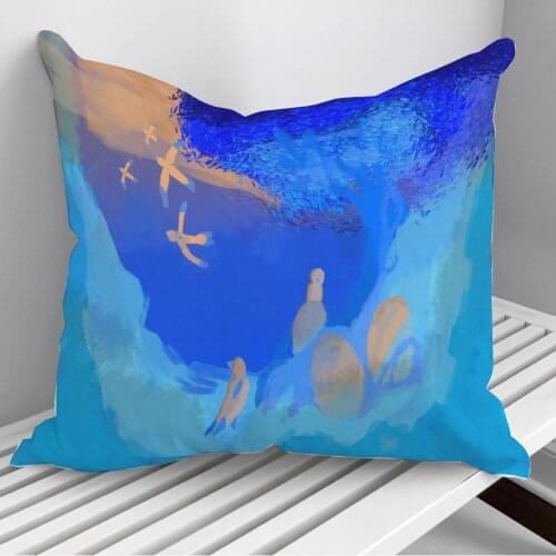 Birds in nature Throw Pillows Cushion Cover On Sofa Home Decor 45*45cm 40*40cm Gift Pillowcase Cojines Dropshipping