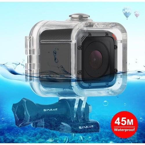 PULUZ 45m Underwater Waterproof Housing Diving Protective Case for GoPro HERO5 Session /HERO4 Session /HERO Session