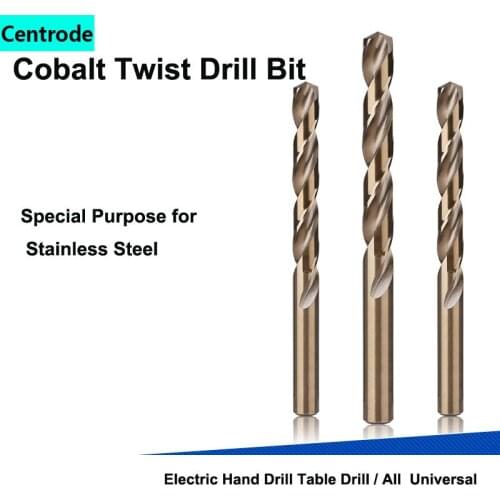 Cobalt Twist Drill Bit Stainless Steel Rotary Head Cobalt Twist Bit Set Electric Drill Ceramic Tile Alloy Drilling 1-13mm