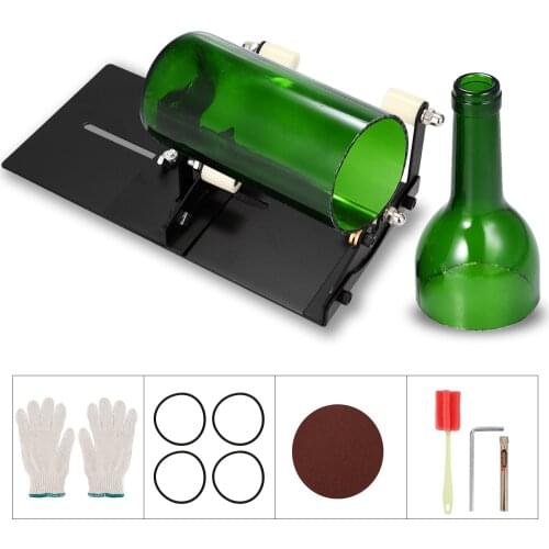DIY Glass Bottle Cutter Adjustable Sizes Metal Glassbottle Cut Machine for Crafting Wine Bottles Decorations DIY Flower Bottle