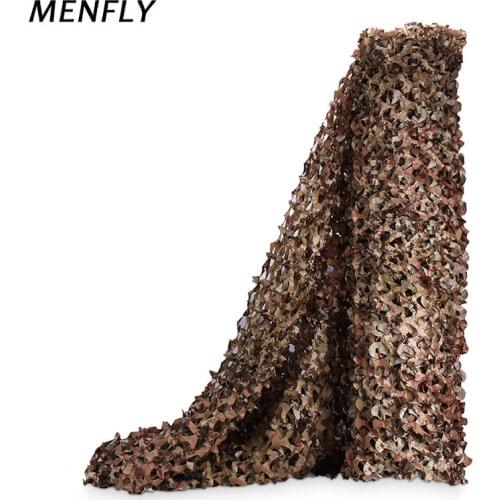 MENFLY 1.5m Wide Italian Camo Outdoor Mountain Army Party Decoration Cover Tent Camouflage Net Car Shade Netting