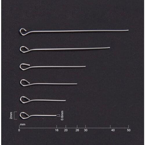 Stainless Steel Nine Word Needle 0.6 Mm9 Word Needle Combination DIY Earrings Bracelet Accessories Material Factory Wholesale