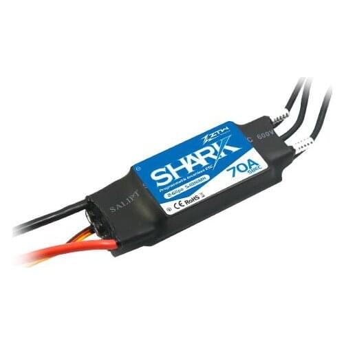 ZTW Shark 70A BEC Waterproof brushless ESC For Boat With Water-cooling System RC boat model