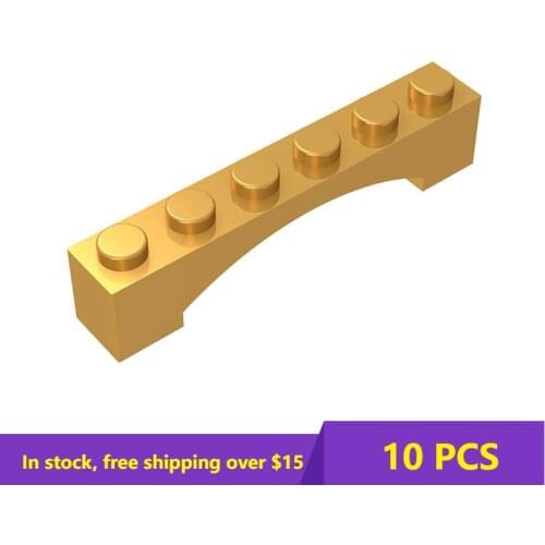 10PCS MOC Bricks Compatible Assembles Particles 92950 1x6 For Building Blocks Parts DIY story Educational For Children Gifts