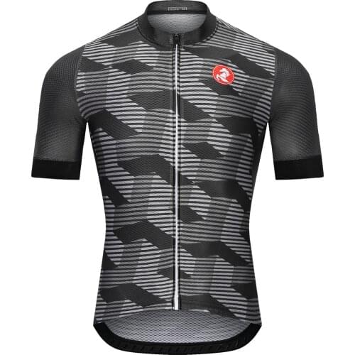 2021 three-dimensional brick Italian MITI POWER BAND cycling jersey short-sleeved summer mens mountain cycling jersey PELONGMAN