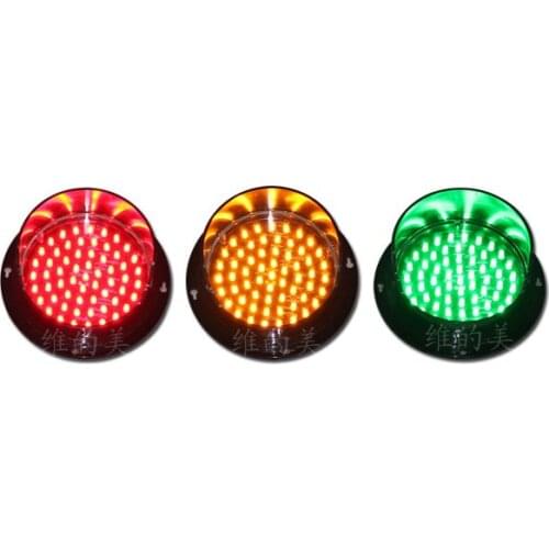 3 pieces / lot red yellow green color available led traffic module replacement for traffic lights