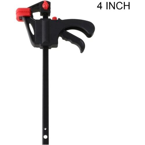5pcs/set 4/6 Inches F-shaped Fixed Clip Woodworking Metal Board Fast Clamps Spring Carpentry Handle Clamp Wholesale