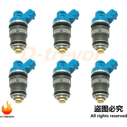 6PCS 23250-75070 Fuel Injectors For Toyota Hilux RZN14 Hiace RZH1 Dyna RZY2 1RZE