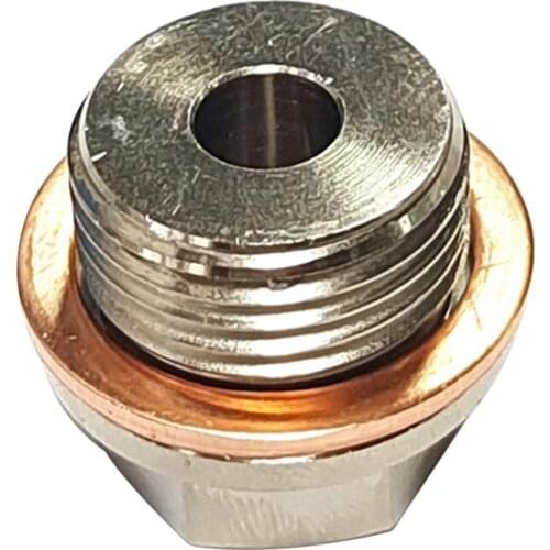 Exhaust Temp Temperature Sensor Adapter M18X1.5 18Mmx1.5 1/8NPT PT 6.47Mm Hole Fuel Pressure Gauge Adapter