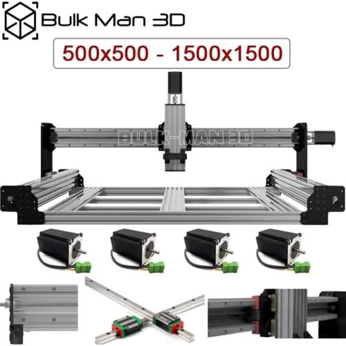 QueenBee PRO CNC Machine Mechanical Kit with Linear Rails Upgrade Based on WorkBee, Tingle Tension System 4 Axis Engraver Mill
