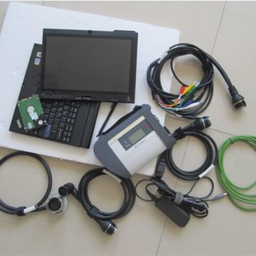 Mb diagnostic interface star c4 with software 2020.12 hdd installed in x200t touch screen laptop ready to use wifi support
