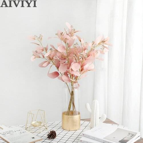 Artificial Eucalyptus bouquet Money leaf fake plant Multipurpose Christmas party home decoration wedding flower