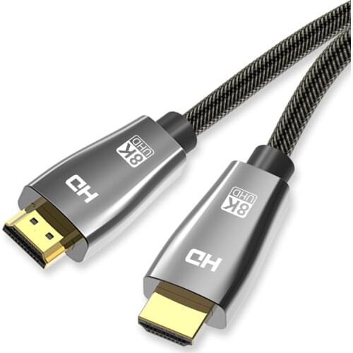 Cables 8K@60Hz 4K@120Hz 48Gbps HDMI-compatible 2.1 bandwidth ARC Video Cord for Amplifier High Definition Multimedia Interface