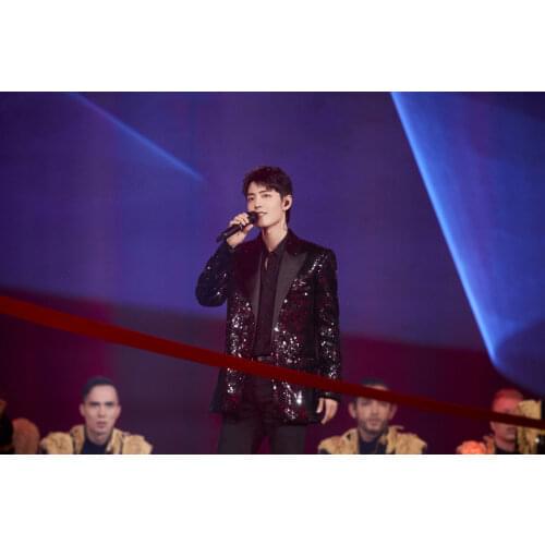 Masculino Homme Male Singer Sequin Costume Blazers Suit Male Stage Dancing Host Magician Dress Clothing cc800