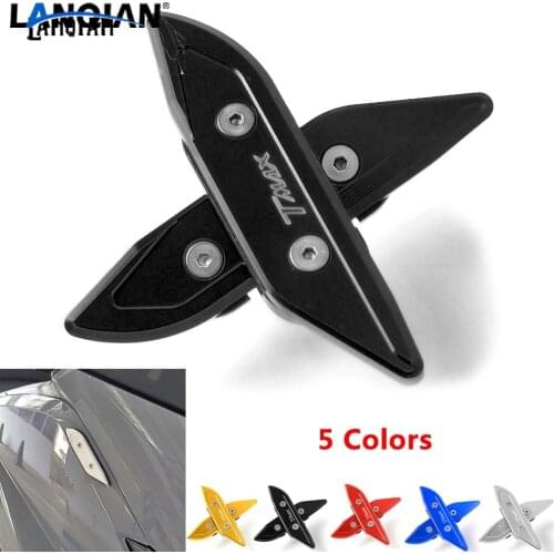CNC Motorcycle Accessories Windshield Rear View Side Mirrors Bracket Hole Cap Clamp Cover For Yamaha TMAX T-max 530 2012-2017