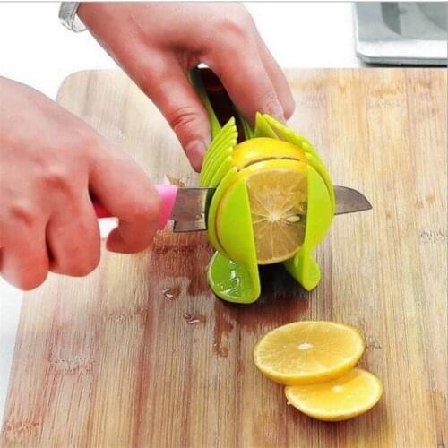 Multi-use Onion Cutter Tomato Lemon Cutting Holder Potato Fruit Vegetable Slicer Food Tongs Kitchen Tool Food Grade