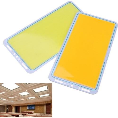 New 12V 70W 7000LM 220mmX120mm White/Warm White LED Panel Strip COB Chip Light Lamp