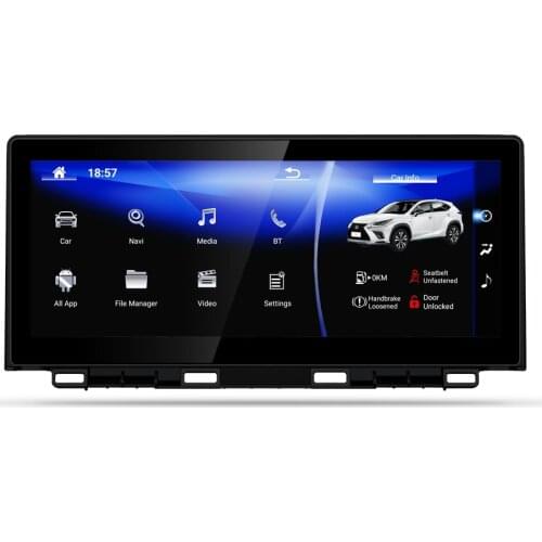 NX-02 S8 10.25 inch 4G RAM 64G ROM 8 Core Android 10 System Car GPS Navigation Media Stereo Radio For LEXUS NX 2018