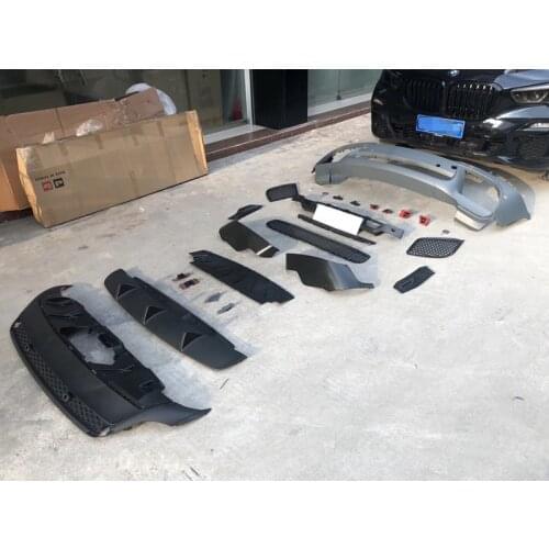 Suit For Modification the M-performance Big Surround Mp Front Bar Middle Net 08-14 Old Bmw X6 E71