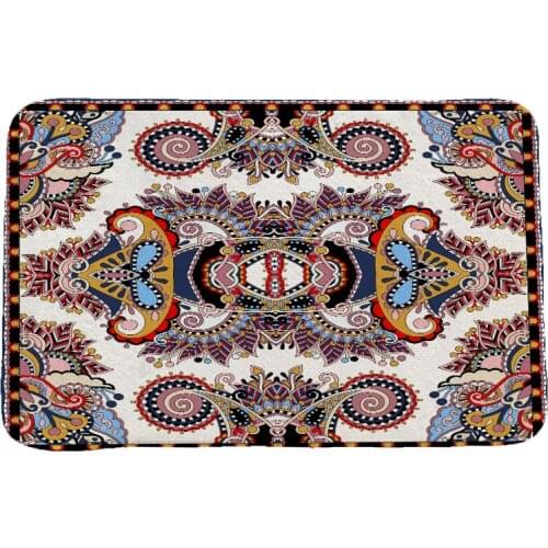 Ethnic Style National Customs Rug Hallway Carpets and Rugs for Bedroom Living Room Carpet Kitchen Bathroom Anti-Slip Floor Mats