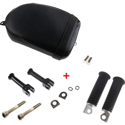 Rear Passenger Seat With Foot Bracket Footpegs Fit For Harley 2018 2019 2020 Street Bob FXBB Model