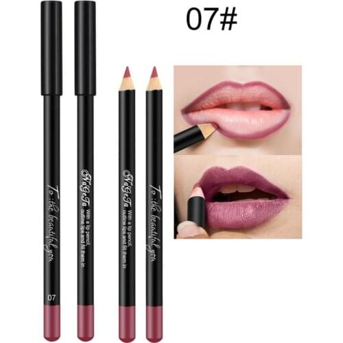 12 Colors Sexy Lip Pencil Matte Lipliner Lasting Multifunct LipLiner Long Lasting Pigments Lip Beauty Makeup Easy To Wear TSLM1