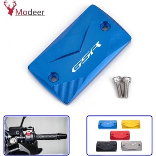 GSR-750 CNC Aluminum Motorcycle Parts For Suzuki GSR750 GSR 750 2011 2012 2013 2014 2015 Front Brake Fluid Reservoir Cap Cover