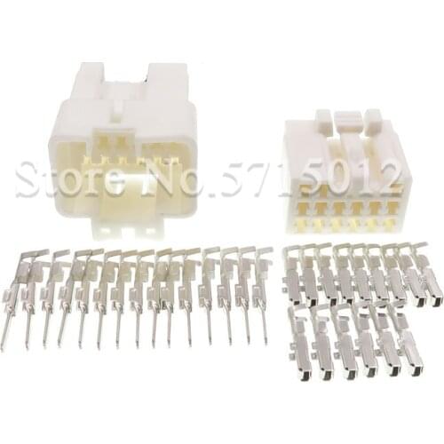 15 Hole MG641071 Female Male Automotive Connector Socket With Terminals For Car Auto Wiring Harness