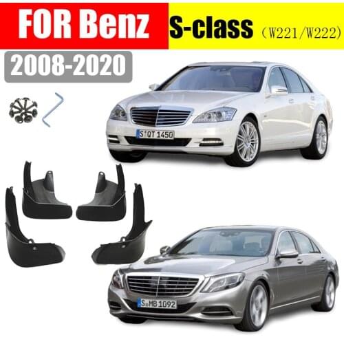 For Benz S-class W221 W222 S300 S350 S450 S500 Mudguards S-class W221 W222 mud- flaps car Fenders auto accessories 2008-2019