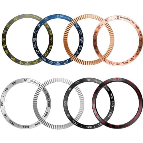 Fashion Cover For Samsung gear S2 Classic 732 Smartwatch Bezel Ring smart ring Adhesive case Anti Scratch Protector Metal circle