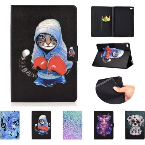 Print Cover for iPad Mini 4 3 2 1 Smart Stand Tablet Holder Case PU Leather Case Funda Capa for iPad Mini 2 Case with Card Slots