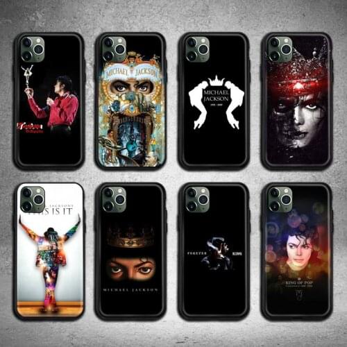 TOPCASHOP superstar michael Jackson Phone Case for iphone 12 pro max mini 11 pro XS MAX 8 7 6 6S Plus X 5S SE 2020 XR case