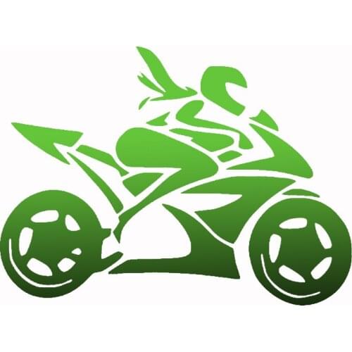 DecalsMe 20x14.7cm 3D Gilr Motorcycle Rider Car Sticker Funny Vinyl Decals Motorcycle Accessories Stickers Women