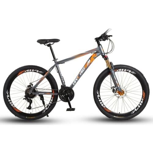 LOVE FREEDOM Mountain Bicycle 26 Inches 24 Speed Road Bike High Quality Dual Mechanical Disc Brakes Lock Front Fork Bicicleta